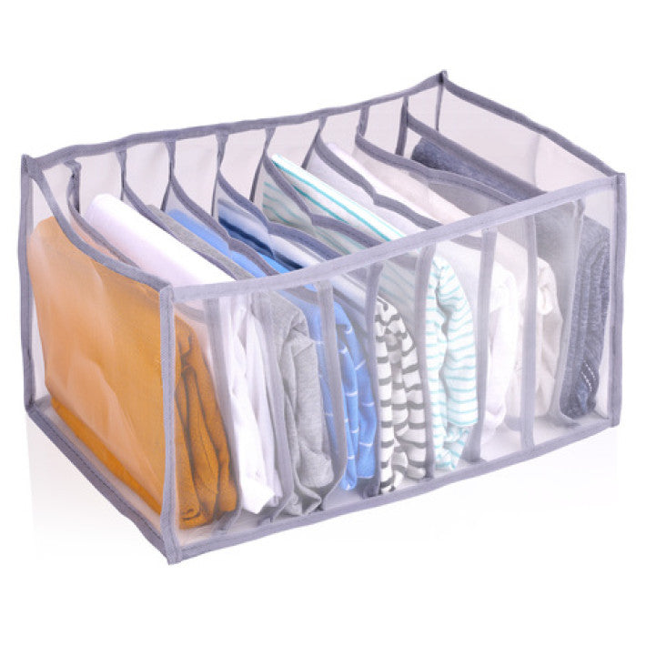 Organizer for clothes - transparent basket in nylon - Alpina