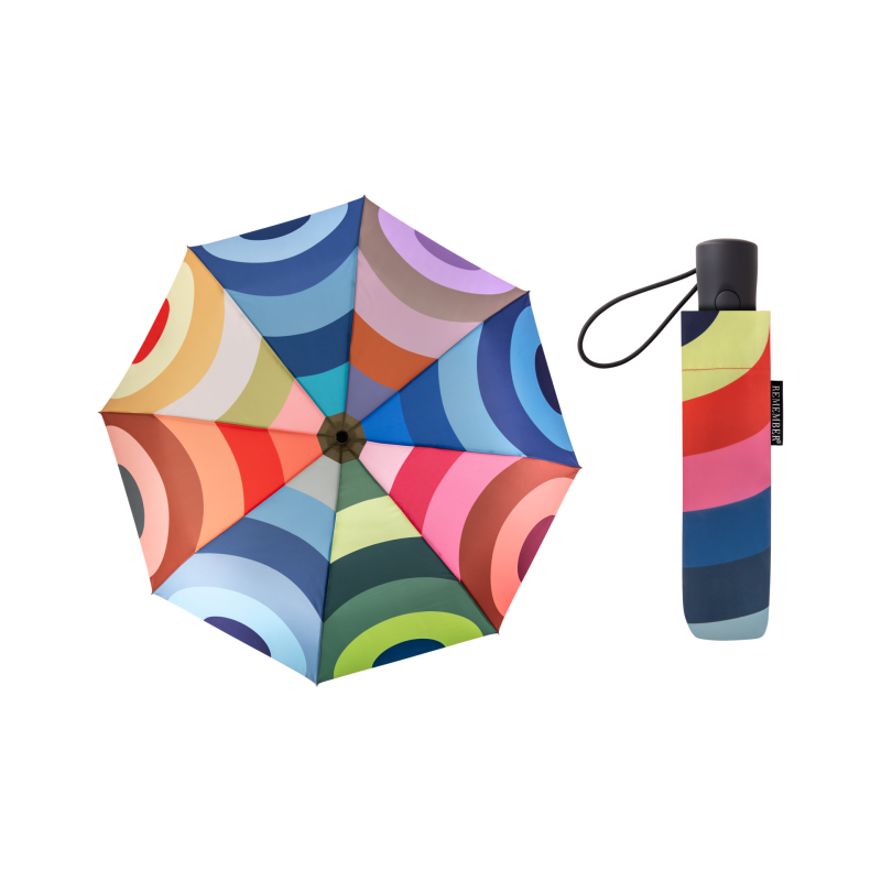 Colorful compact umbrella in pocket size - Remember