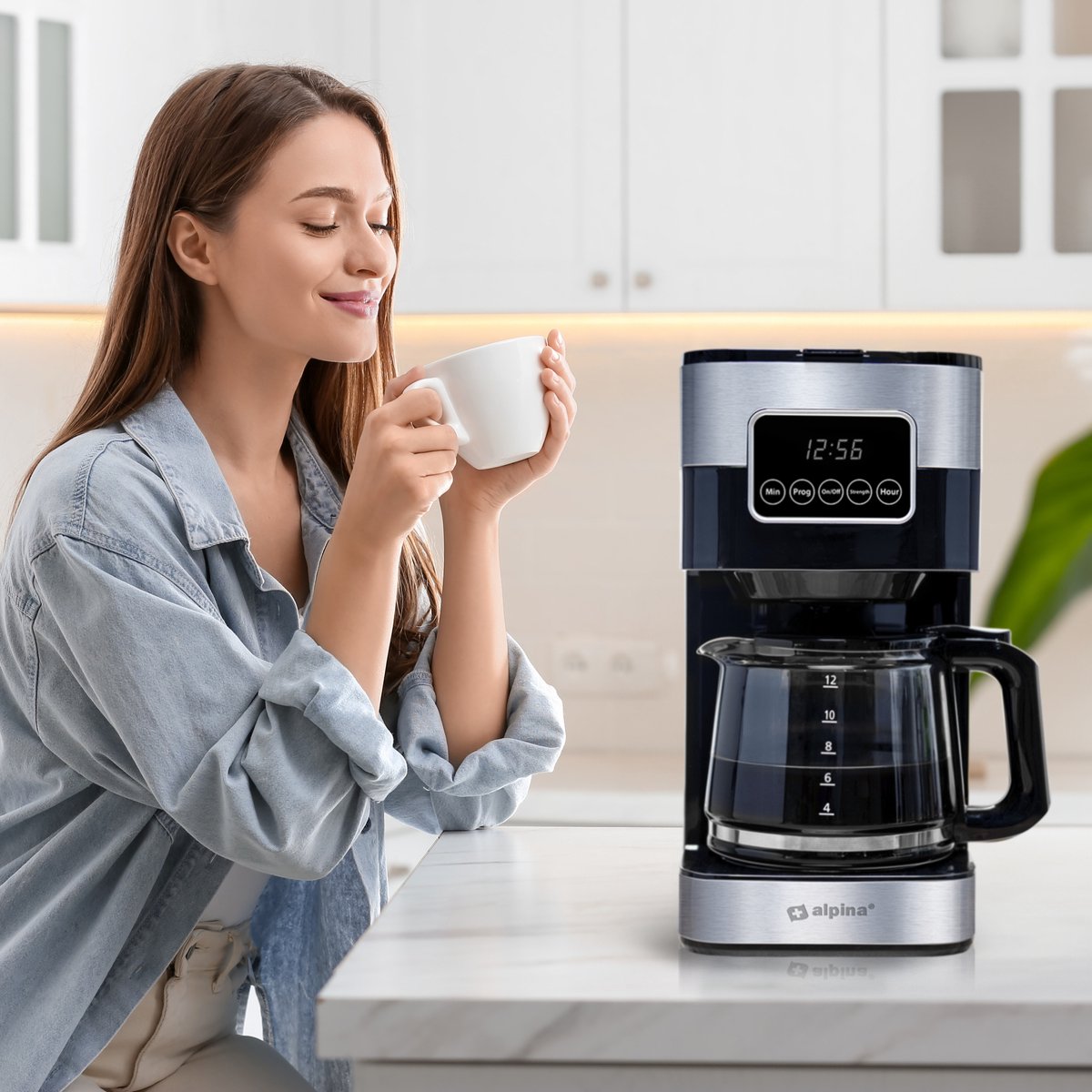 Coffee maker of 1 5 L for filter coffee - Alpina