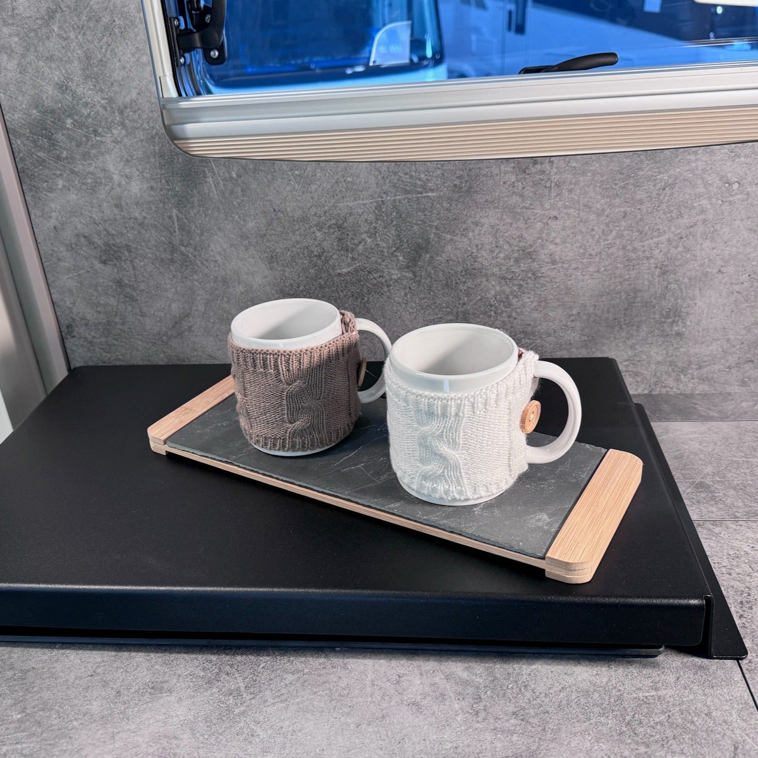 Cooktop cover for open Thetford stove and tray combo - Camper Cocooning