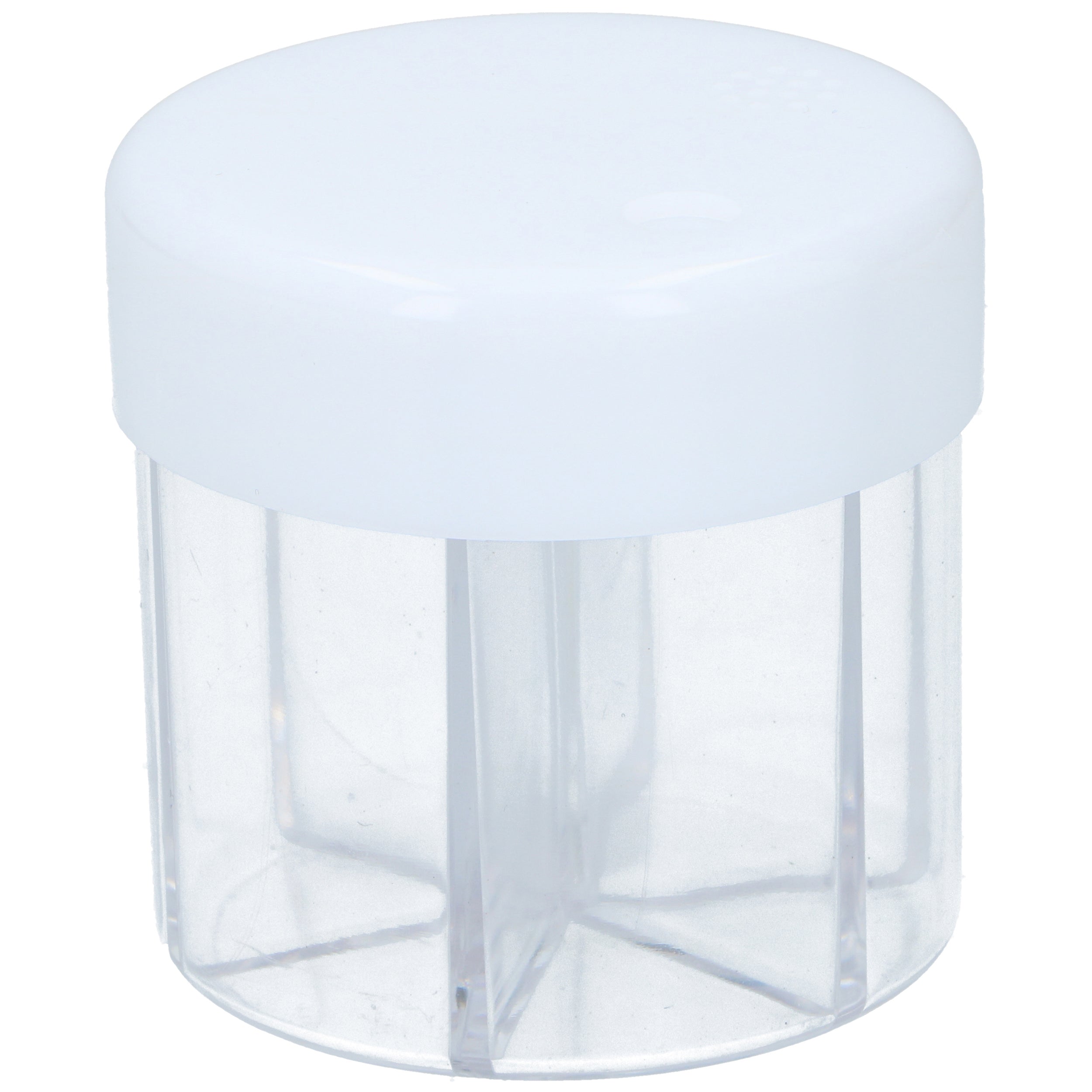 kruidenstrooier wit met 6 vakken van alpina 