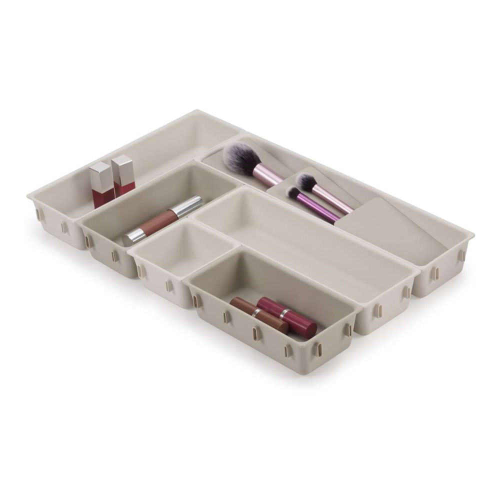 Lade organizer voor make-up Viva van Joseph Joseph set van 7 stuks deels gevuld