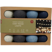 Garland of lights with 20 LED lights in cotton balls - Human Comfort