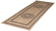Luxury outdoor rug Juto Brown in various shapes and sizes - Human Comfort
