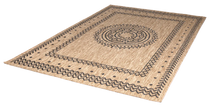 Luxury outdoor rug Juto Brown in various shapes and sizes - Human Comfort