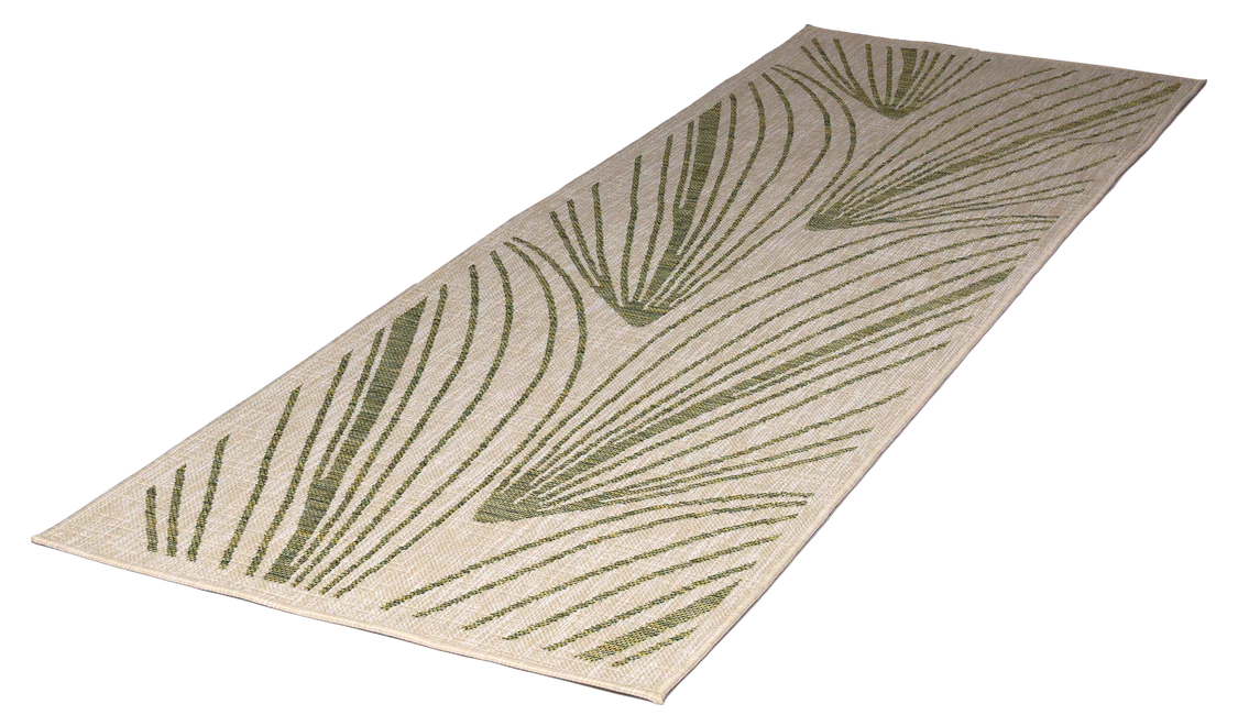 Luxury outdoor rug Carros Green in various shapes and sizes - Human Comfort