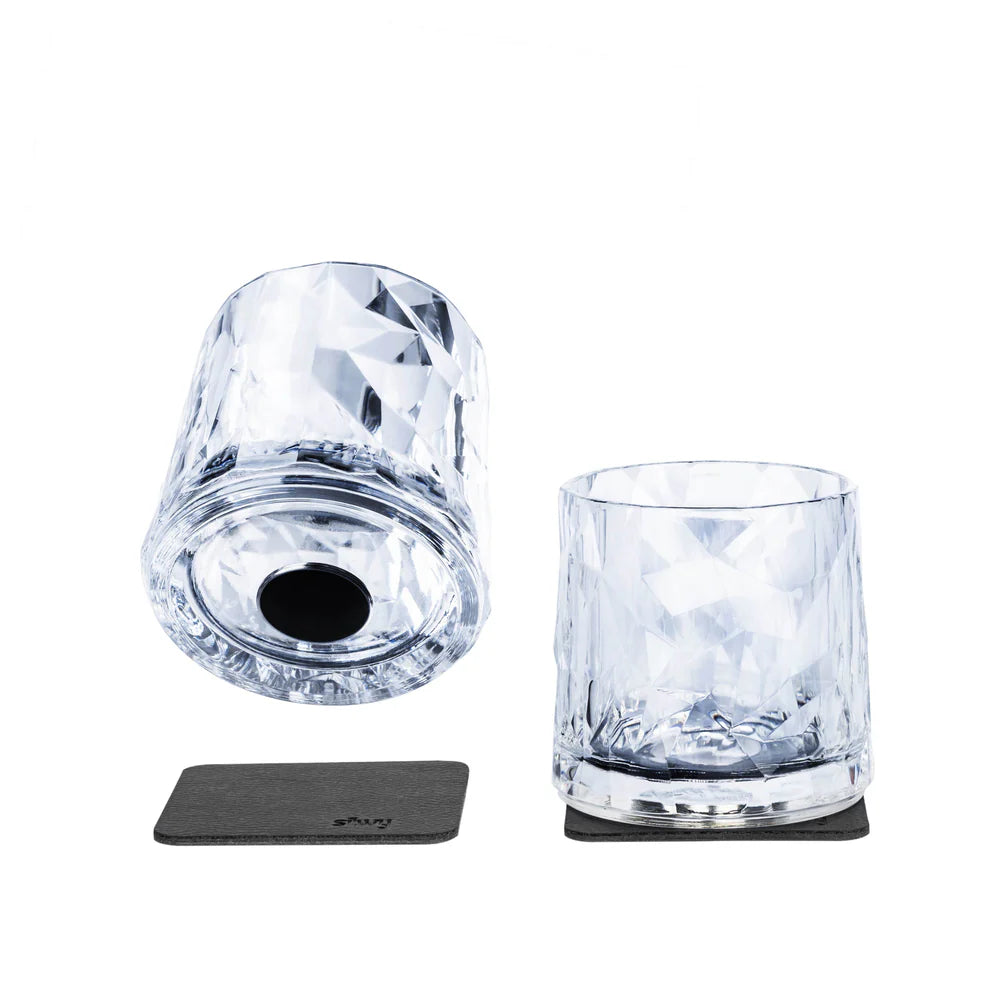 Magnetic plastic glasses set of 2 pieces in different designs - Silwy