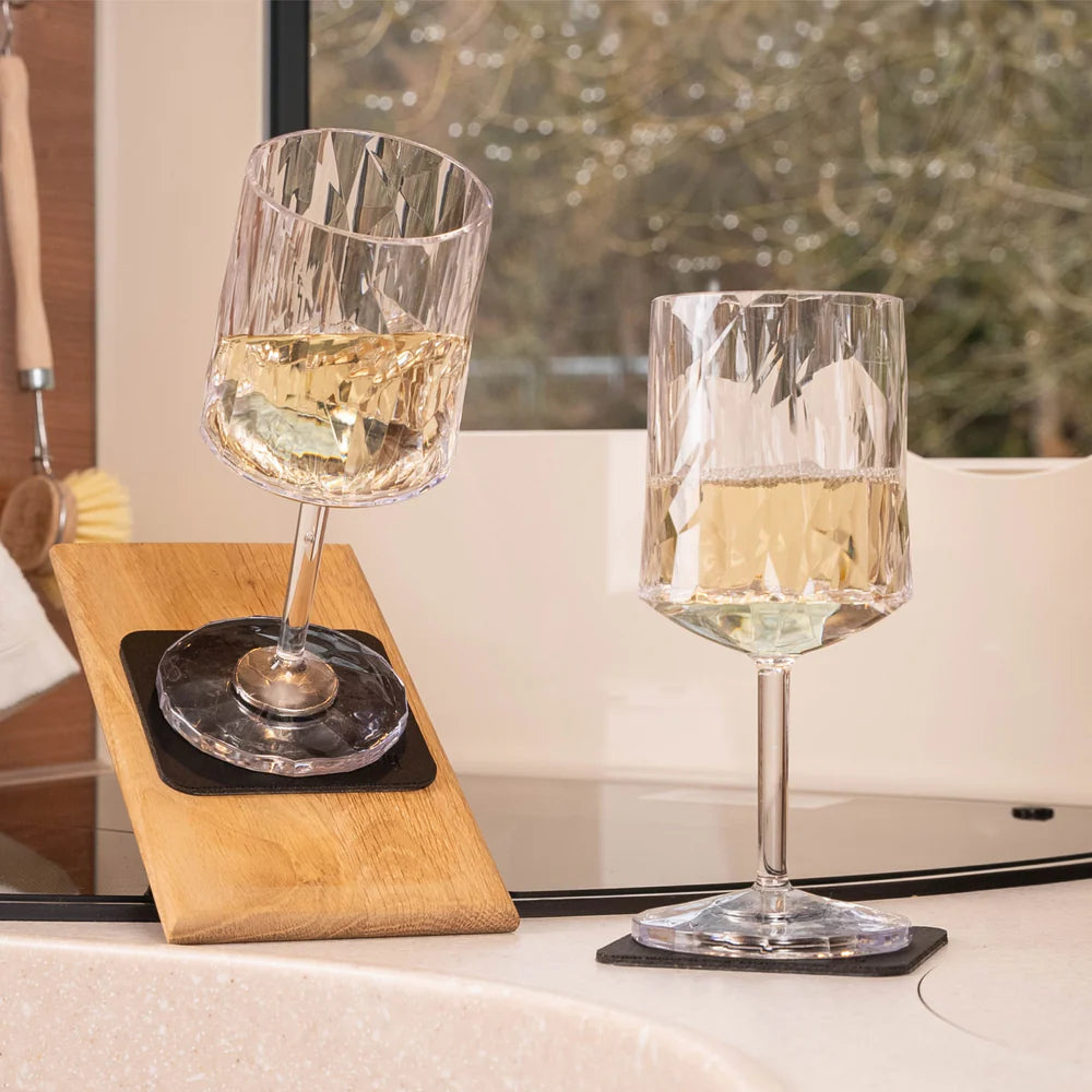 Magnetic plastic glasses set of 2 pieces in different designs - Silwy