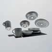 Magnetic 11-piece plastic dinnerware set - Silwy
