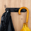 Magnetic coat rack with 3 hooks Wardrobe Spotlight - Silwy