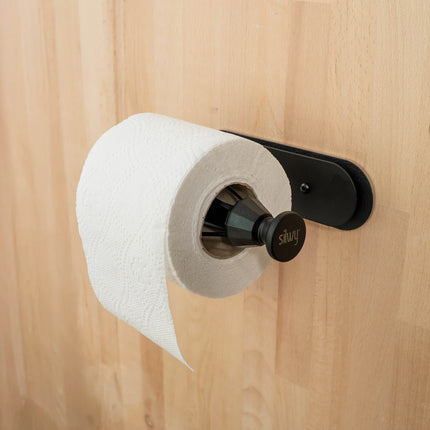 Magnetic toilet paper holder incl. metal bar of 16 cm - Silwy