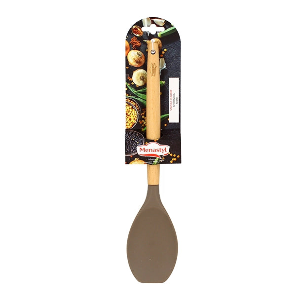 Silicone spoon-spatula with wooden handle - Eliott - Menastyl
