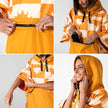 Poncho with microfiber fleece - Voited