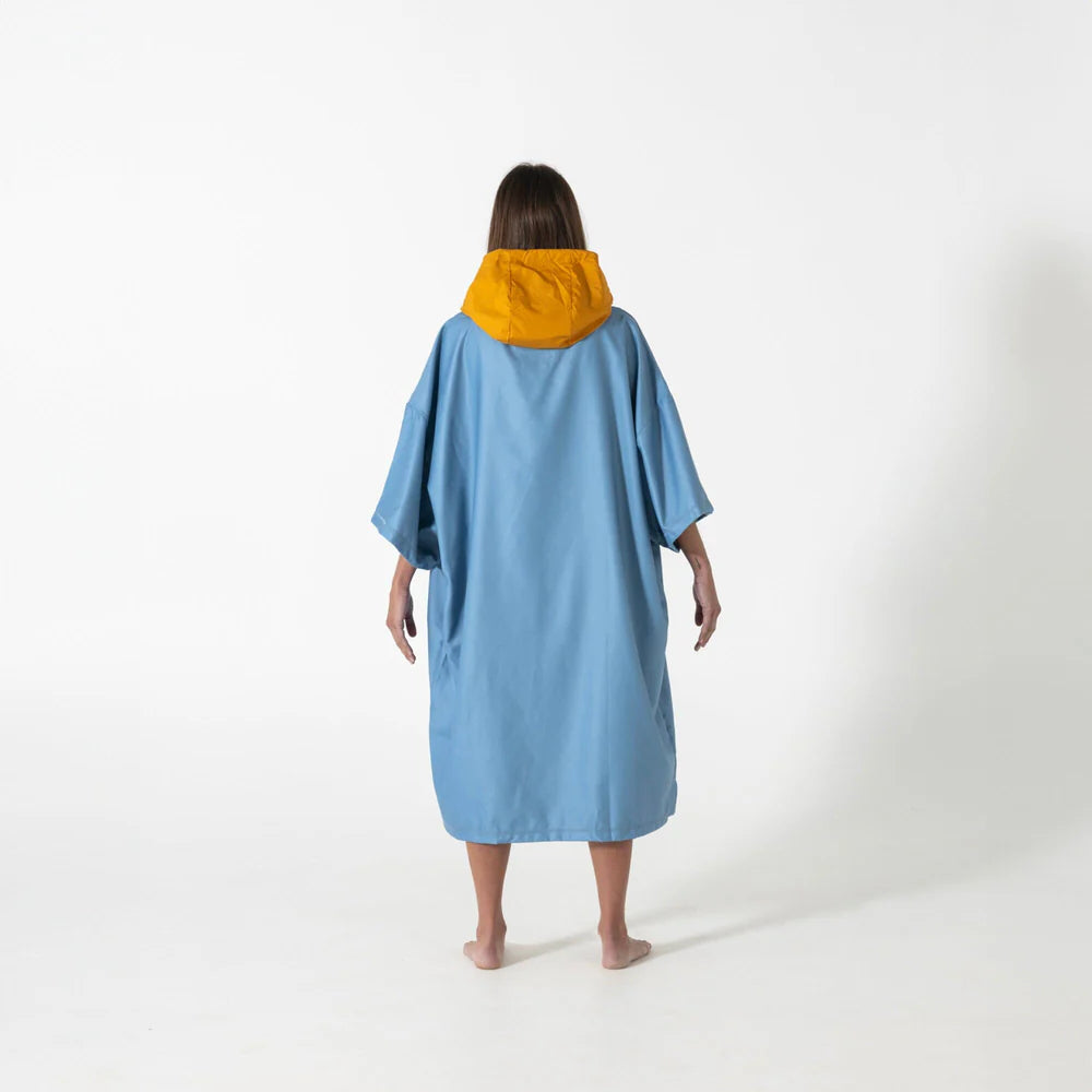 Poncho with microfiber fleece - Voited