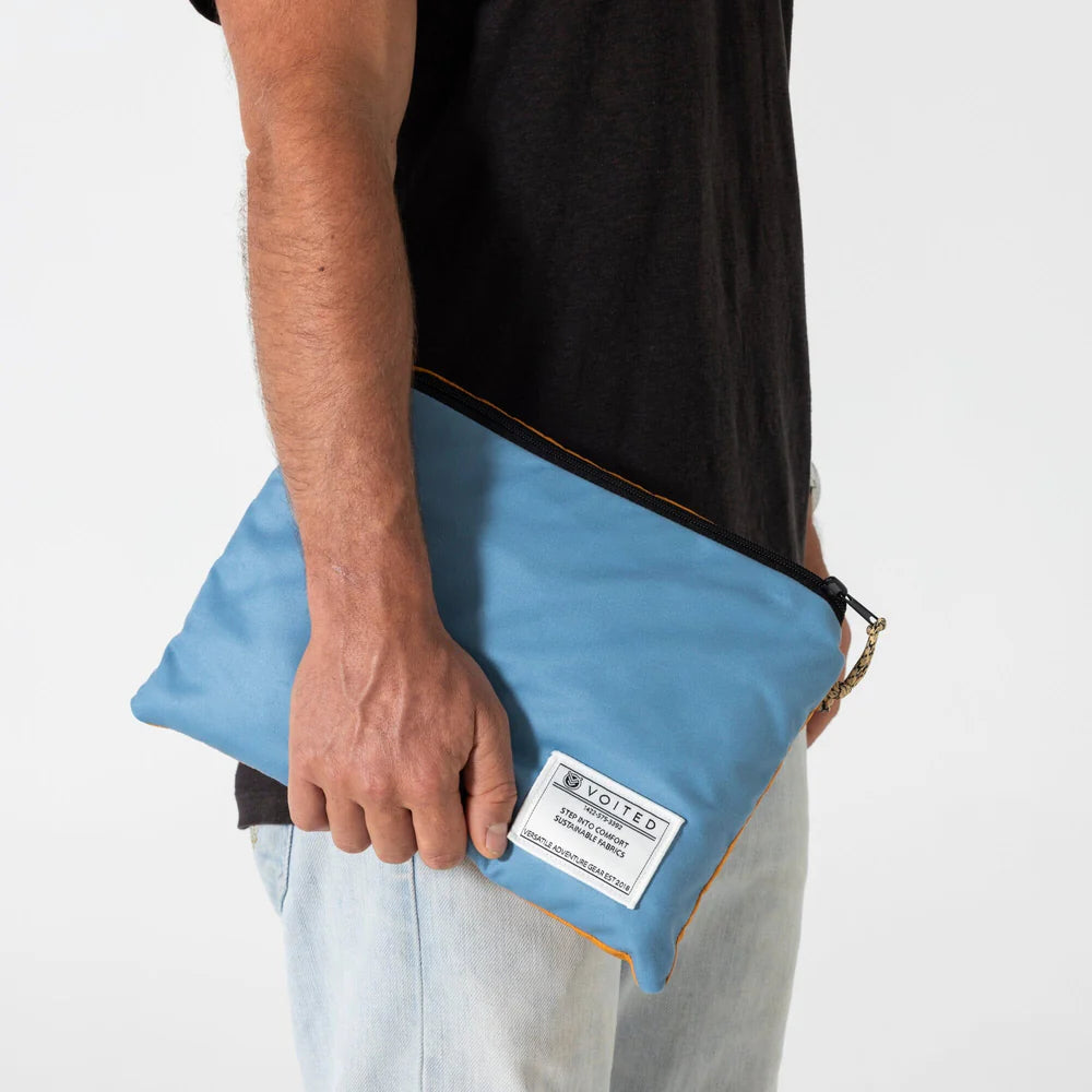 Poncho with microfiber fleece - Voited