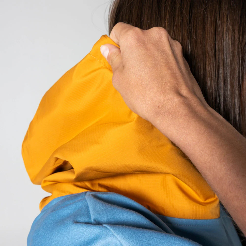 Poncho with microfiber fleece - Voited