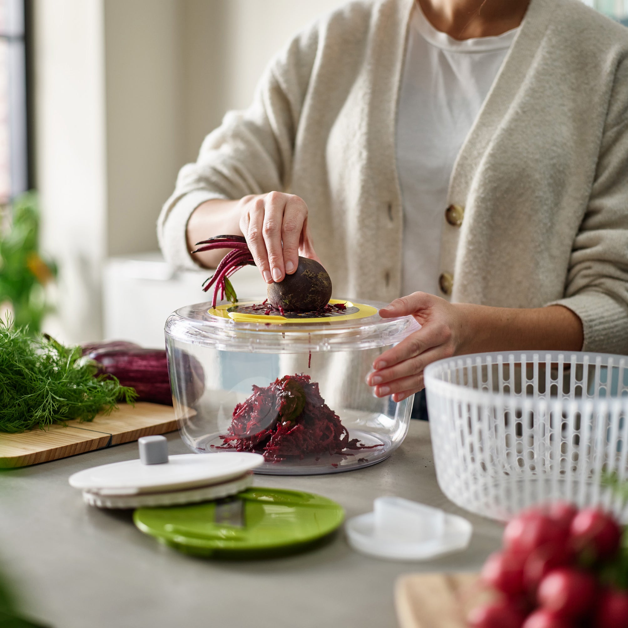 Multi prep salad preparation set of 3 pieces from Joseph Joseph