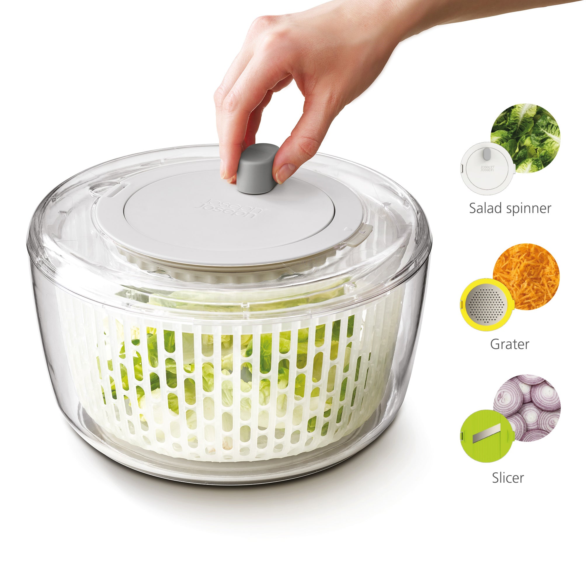 Multi prep salad preparation set of 3 pieces from Joseph Joseph