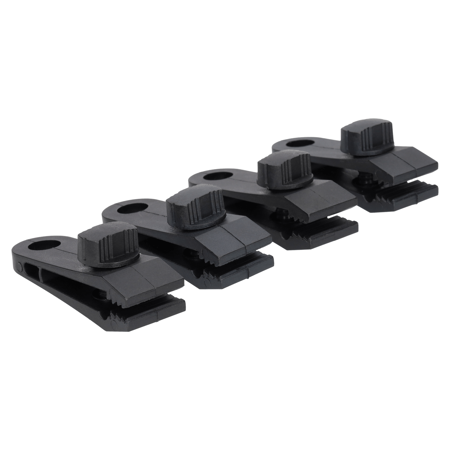 Set of 4 clamps for attaching groundsheet or mat MultiClamp - Haba