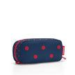 multicase multifunctionele etui kleur mixed dots red zijaanzicht 