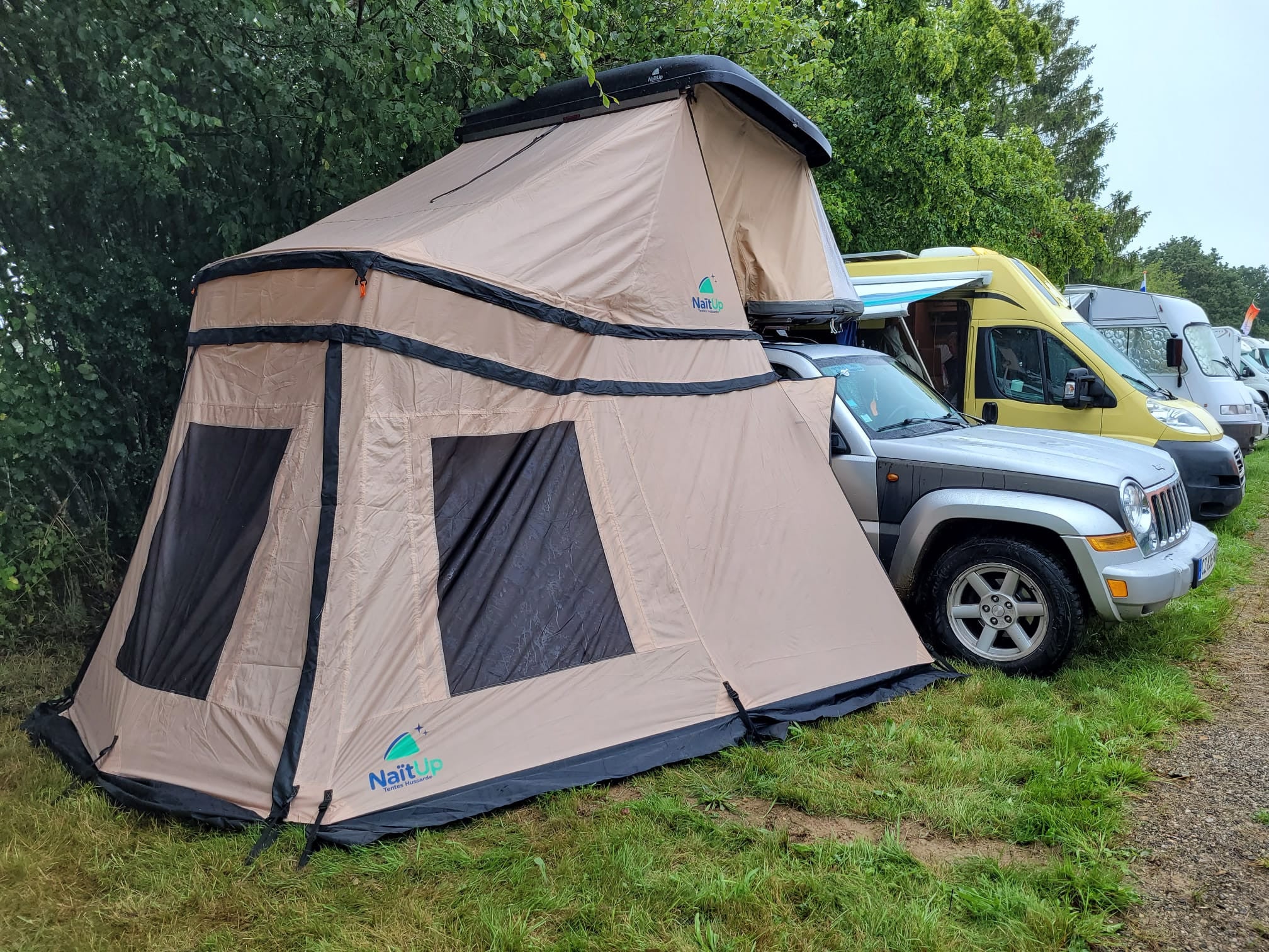Complete awning set for NaïtUp QUATRO-FAMILY