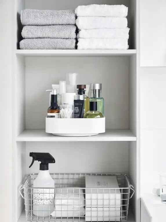 Storage tray on rotating plate Tower - Yamazaki