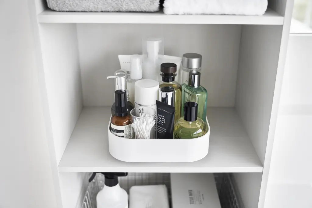 Storage tray on rotating plate Tower - Yamazaki