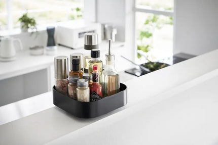 Storage tray on rotating plate Tower - Yamazaki