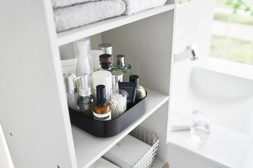 Storage tray on rotating plate Tower - Yamazaki