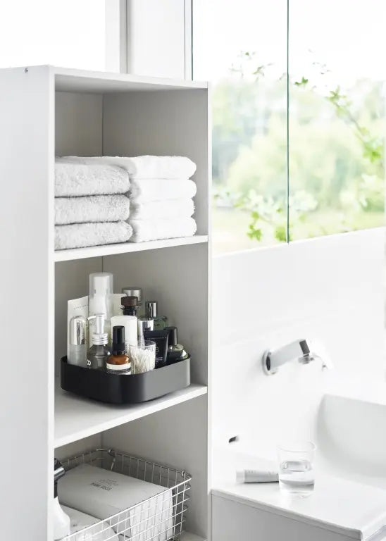 Storage tray on rotating plate Tower - Yamazaki