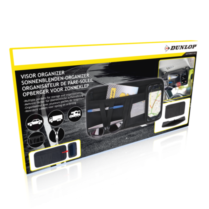 Storage for sun visor - Dunlop