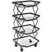 Storage rack with 4 baskets Braddock - Bo-Camp