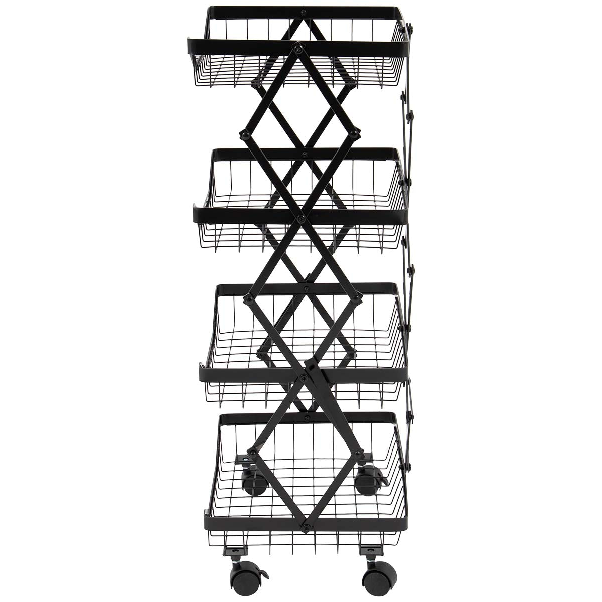 Storage rack with 4 baskets Braddock - Bo-Camp