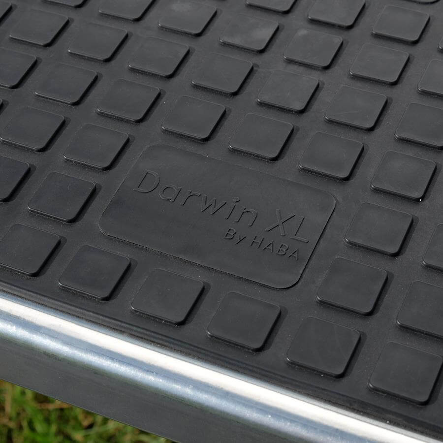 Step with 2 extra wide aluminum steps for caravan or camper Darwin XL - Haba