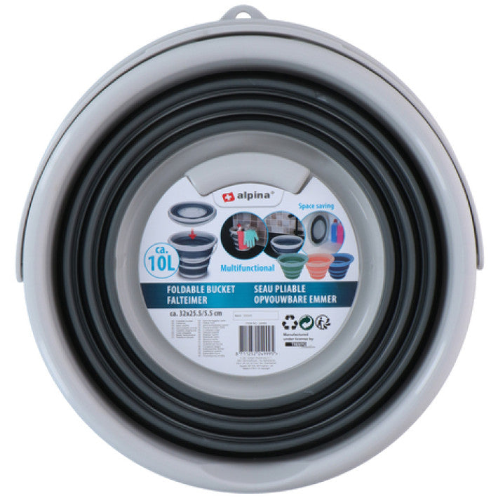 Foldable bucket 10 L - Alpina