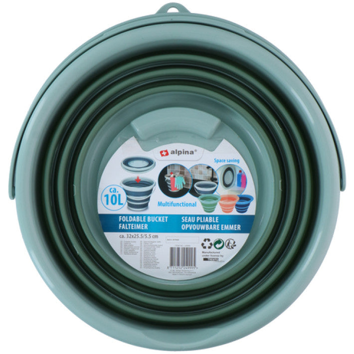 Foldable bucket 10 L - Alpina