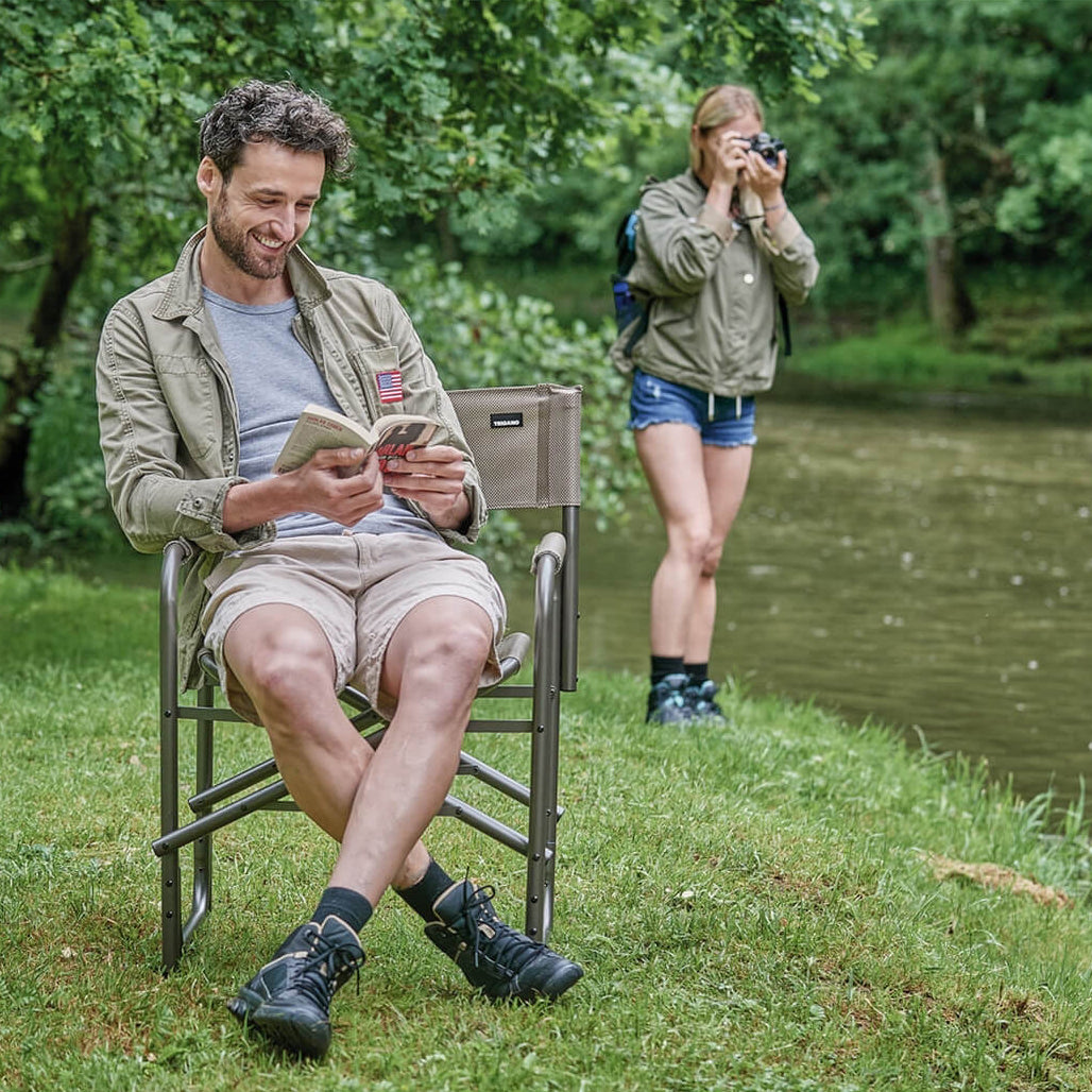 Folding chair for the Air table with aluminum frame and water-resistant fabric - Trigano