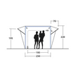 Outwell Cross PowerAir - drive away inflatable awning