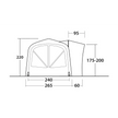 Outwell Cross PowerAir - drive away inflatable awning