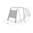 Outwell Dune SUV - Wegfahrbares Vorzelt
