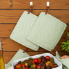 Pot holder and oven mitt in 1 with silicone dots - Ch&f