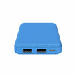 Powerbank van 10000mah blauw van Celly liggend