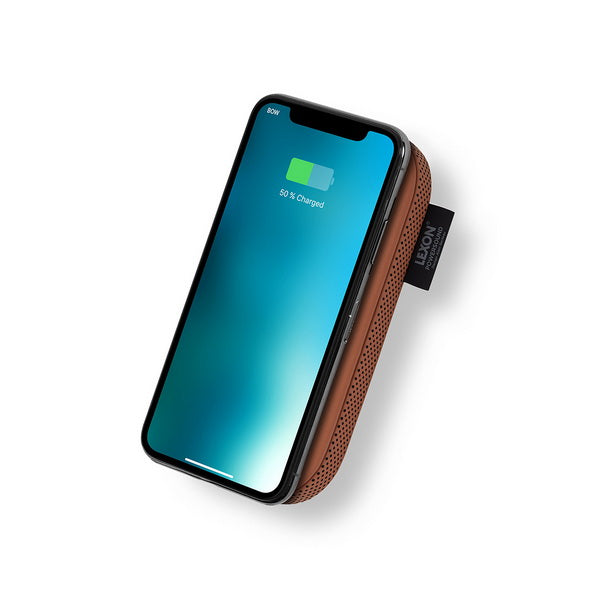 Wireless power bank with 360° Bluetooth® speaker PowerSound- Lexon