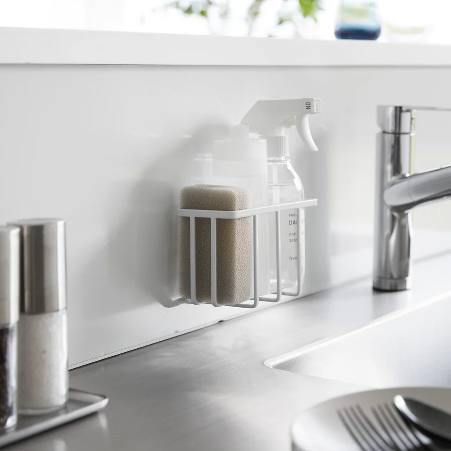 Yamazaki - Tower - self-adhesive multi-storage rack ideal in the camper or caravan kitchen or bathroom