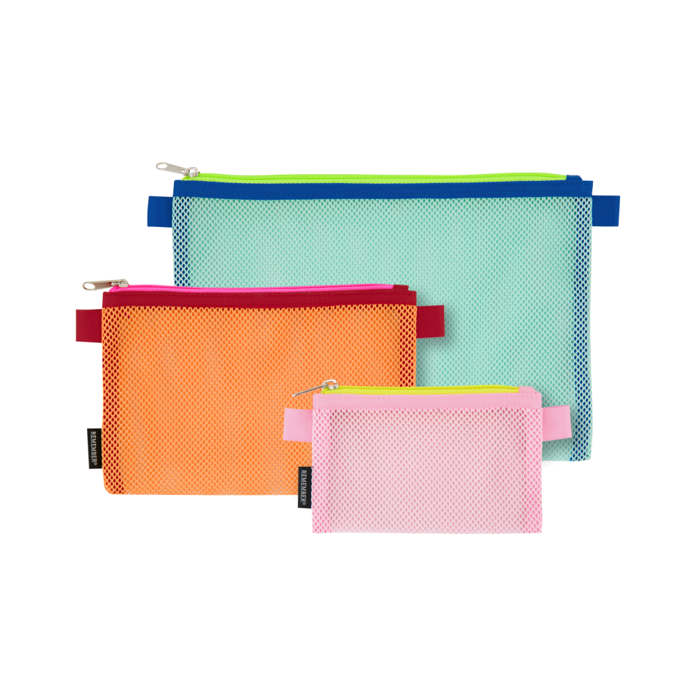 Pochette en filet Alice - lot de 3 - Remember
