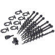 Set of 8 screw pegs made of plastic with fiberglass - Bo-Camp