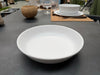 Beautiful elegant summer tableware in Edge Matte Azul plastic