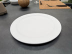 Beautiful elegant summer tableware in Edge Matte Azul plastic
