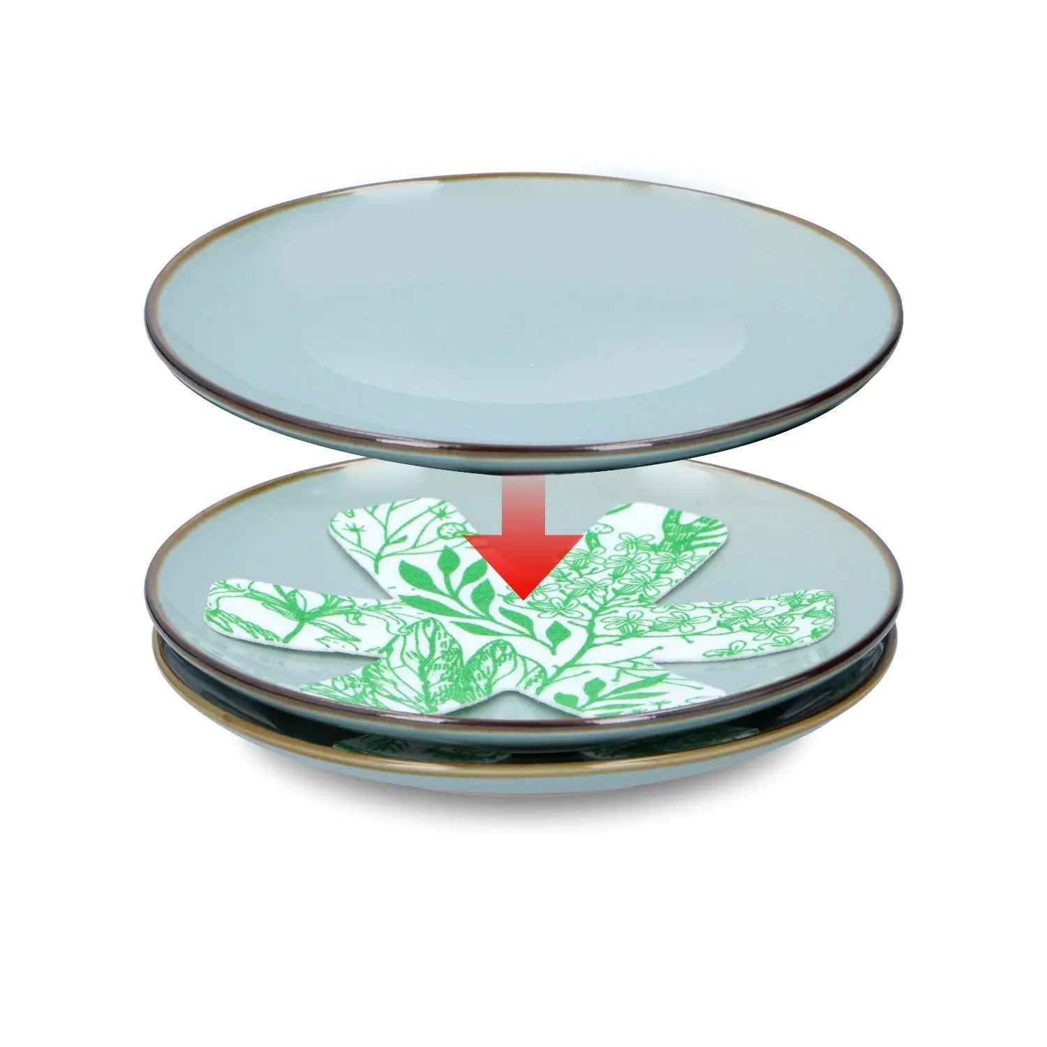 Tableware protectors 17 cm set of 8 pieces - Alpina