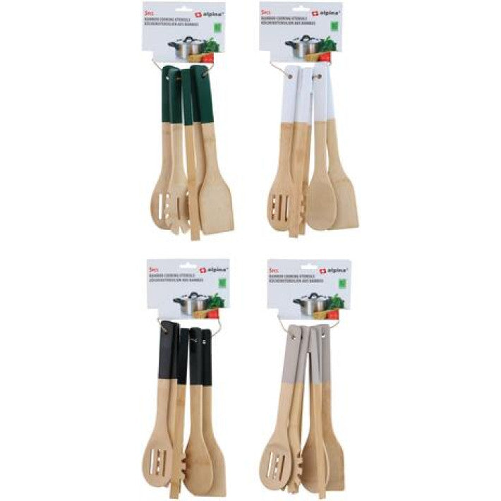 Cooking utensils made of bamboo set of 5 pieces - Alpina